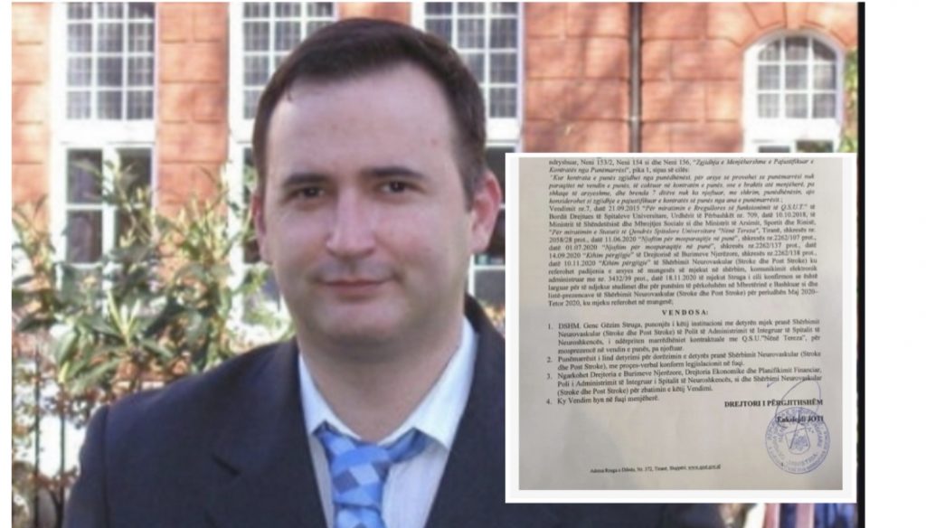 SHKARKOHET një tjetër mjek i njohur nga QSUT-ja