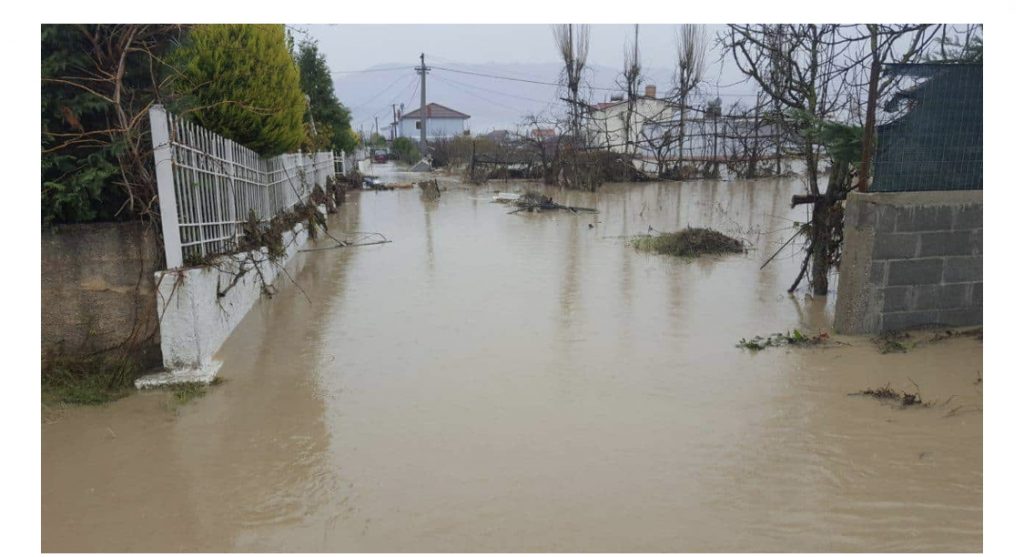 Zadrimë, banesa të përmbytura nga uji