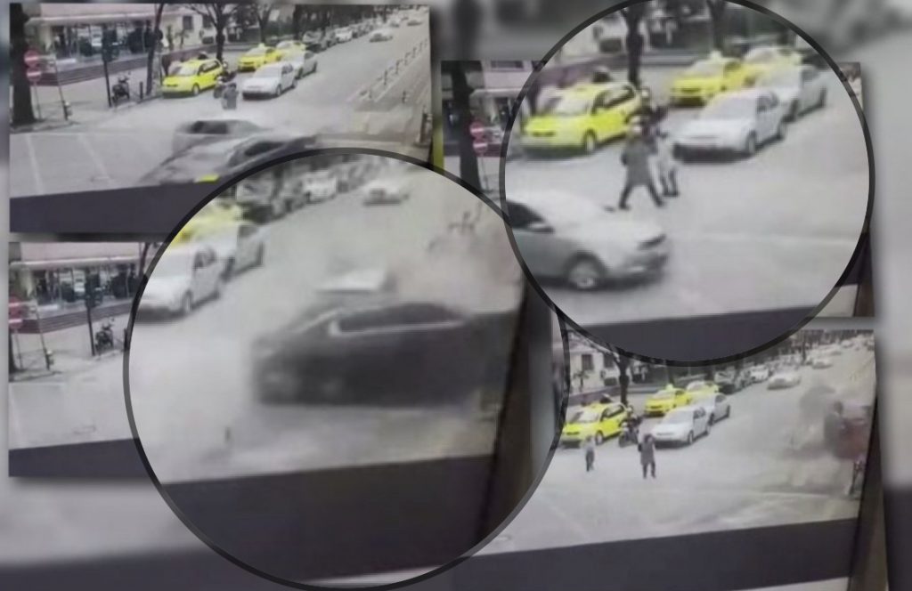 Video e aksidentit  të frikshëm në Tiranë