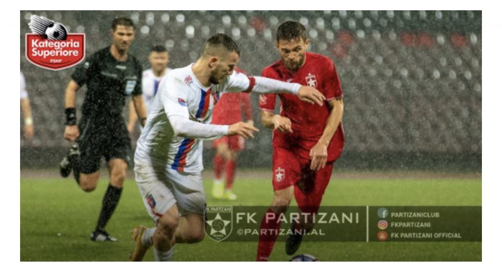 Sfida Vllaznia-Partizani luhet  me 10 lojtarë…