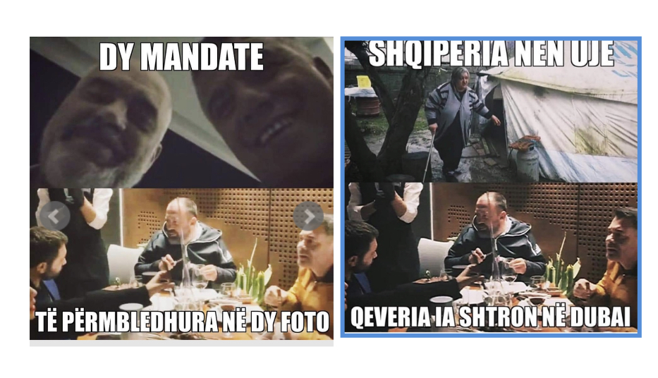 Shqipëria përmbytet, gjysma e qeverisë ha mishin e Nusretit