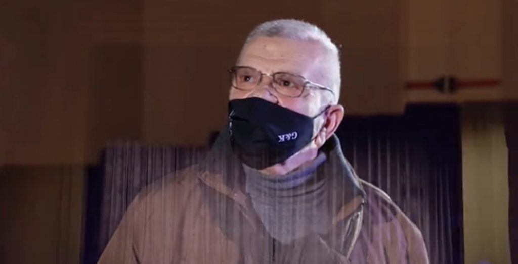 Rama  spot për  PS me aktorin Robert Ndrenika