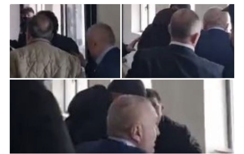 Presidenti Meta  perplaset fizikisht me policinë Bashkiake të Erion Veliaj