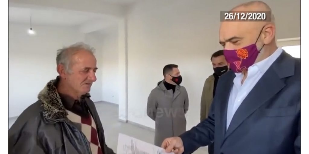 Shtëpia e rindërtuar prishet për 3 muaj, Rama dhe Veliaj e inauguruan në 26 dhjetor 2020