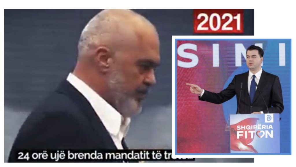 Basha  video tallëse me deklaratat e Ramës nga 2013-2021, sot pas 8 viteve premtohet sërish 24 orë ujë!