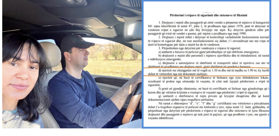 FOTO e Bashës në tiomon , kreu i PD nuk ka shkel kodin rrugor