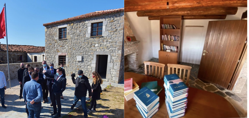 Albin Kurti viziton Fishtën në 557-vjetorin e ‘Besëlidhjes së Lezhës’, Mrizi i Zanave i dhuron libra të vyer të poetit tonë kombëtar