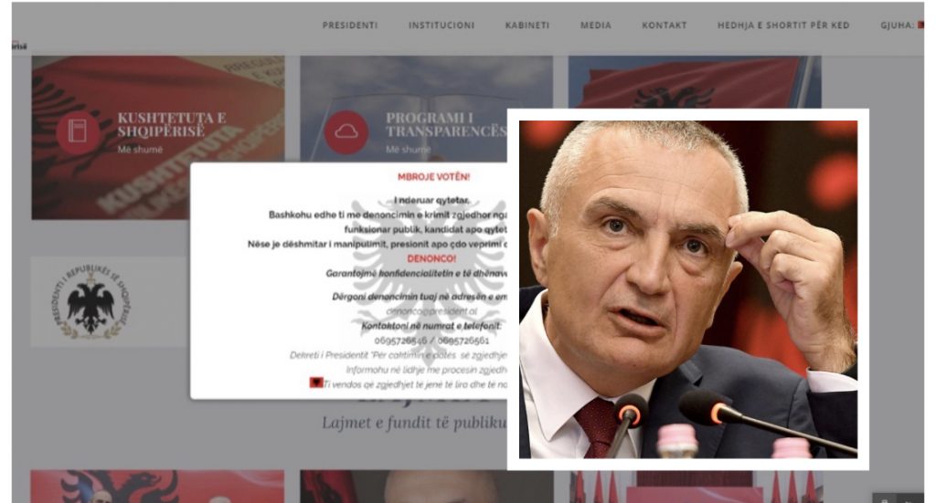 META vë në dispozicion faqen e PRESIDENCËS: Na dërgoni mesazh për kanosje, blerje vote, dëmtim materialesh