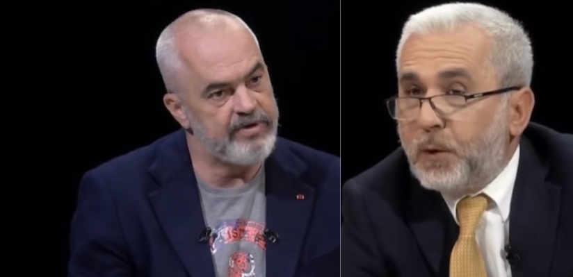 “Këto janë dokrra! Turp të kesh”- Rama përplaset me gazetarin dhe braktis emisionin