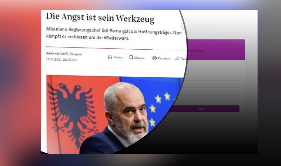 Shkrim në  gazetën zvicerane: Si Sigurimi i Shtetit, Rama është diktator