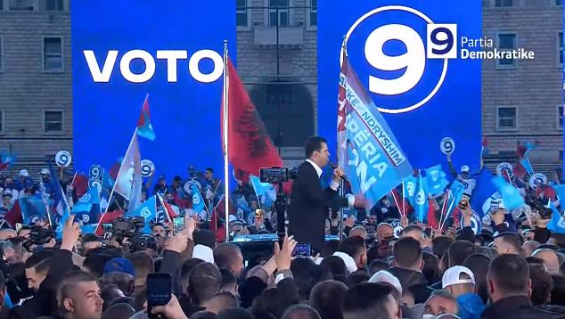 PD mbyll fushatën/ Basha: Të dielën sjellim ndryshimin! Fitorja më e madhe dhe më e bukur, sepse kjo është fitorja e Shqipërisë