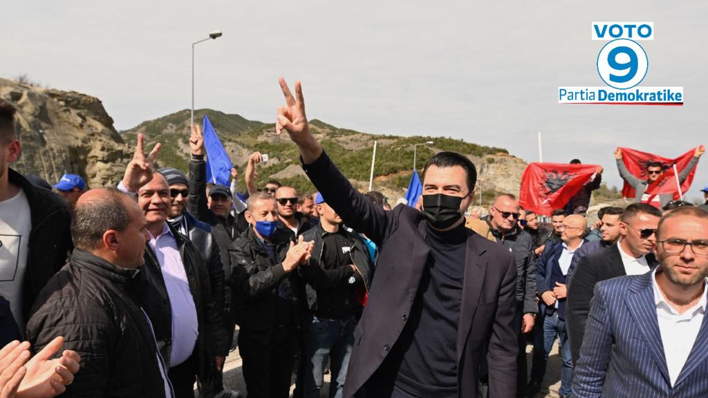 Basha takon qytetarët e Elbasanit: Mbajtëm fjalën për tunelin në Krrabë. Vota më 25 prill për paga dhe rroga dinjitoze