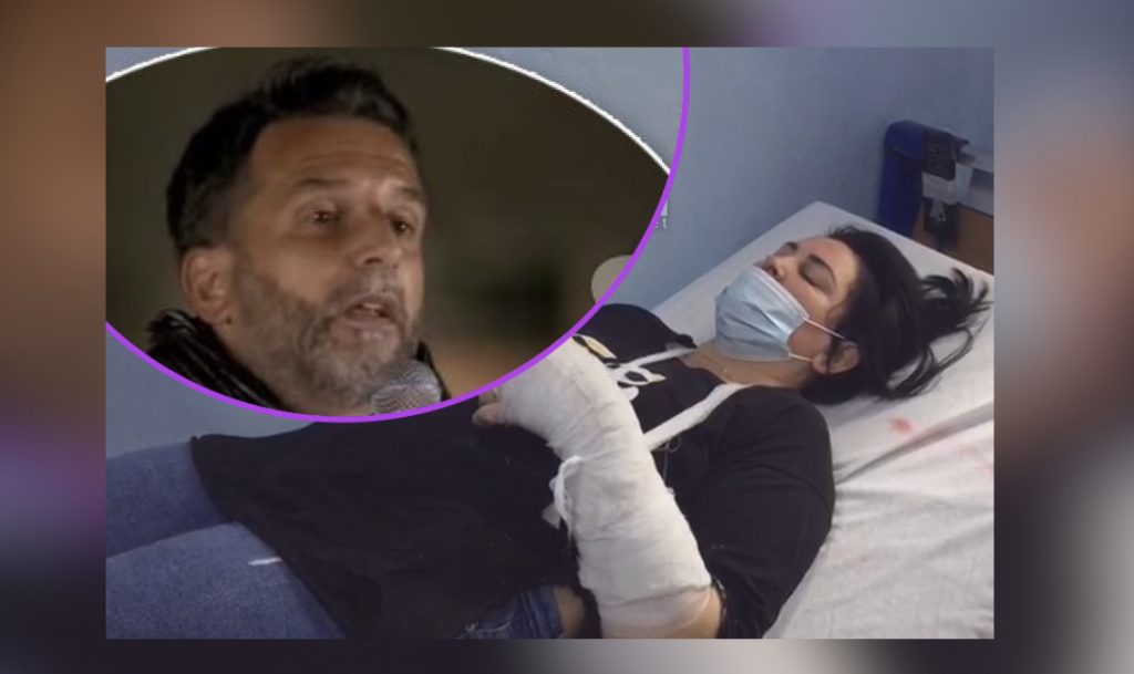 Krahu i thyer i aktivistes së PD   ‘autor’ Braçe
