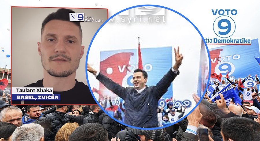 Taulant Xhaka në krah të Bashës: Votoni ndryshimin, për të mirën e Shqipërisë dhe sportit