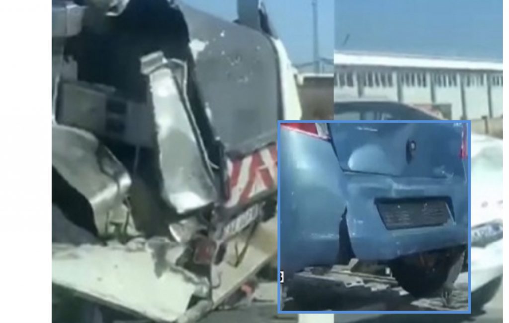 Aksident i rëndë në autostradë, 4 makina  përplasen
