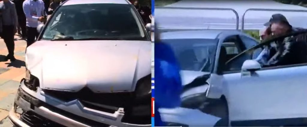Incident i rëndë në Tiranë, makina hyn në Sheshin ‘Skënderbej’, thyen barrierat e shkon drejt qytetarëve
