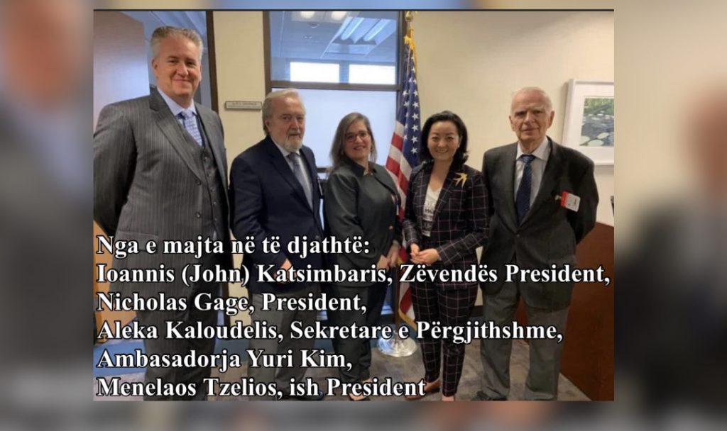 Më kë u takua ambasadorja Yuri Kim në Washington?