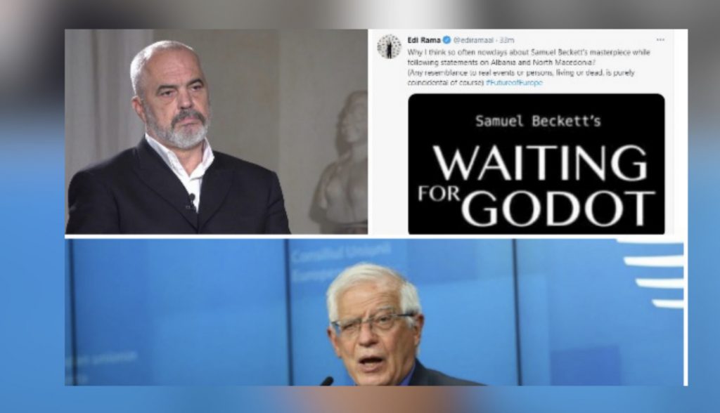 Rama ironizon BE-në për negociatat me Shqipërinë dhe Maqedoninë e Veriut: Duke pritur Godonë…