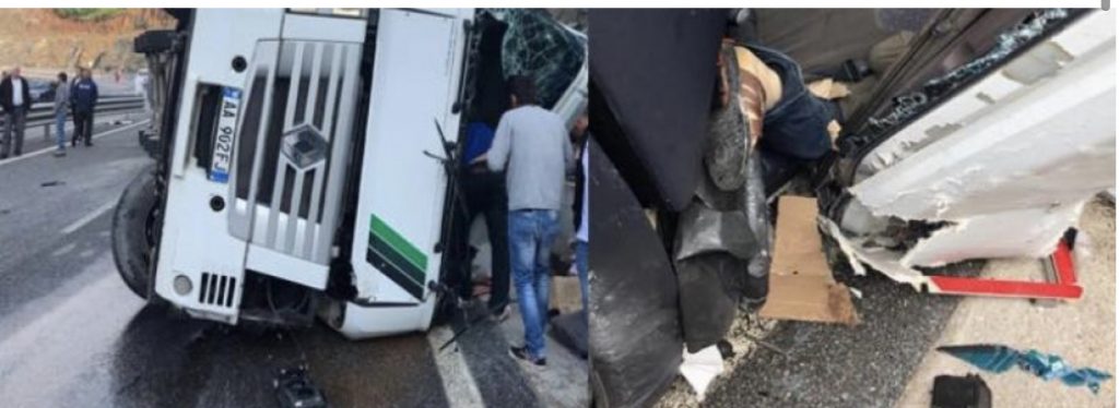 Përmbyset kamioni me karburant në aksin Elbasan-Librazhd
