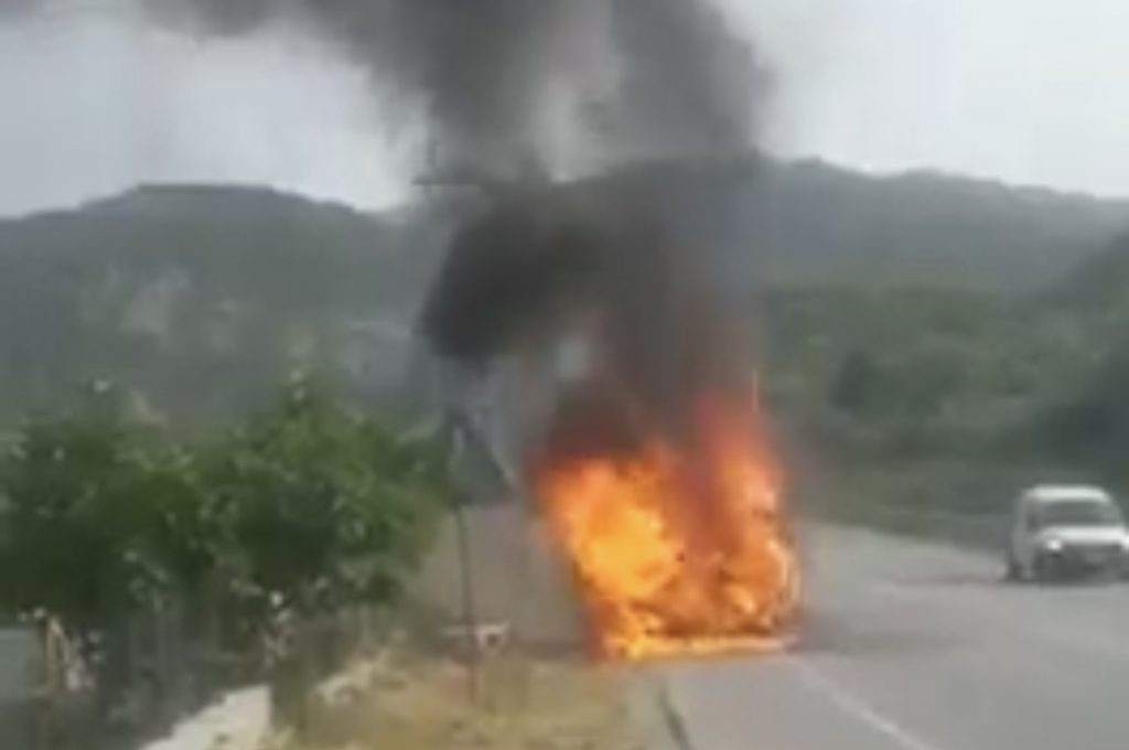 Digjet  nga flakët furgoni, ja detajet mbi ngjarjen