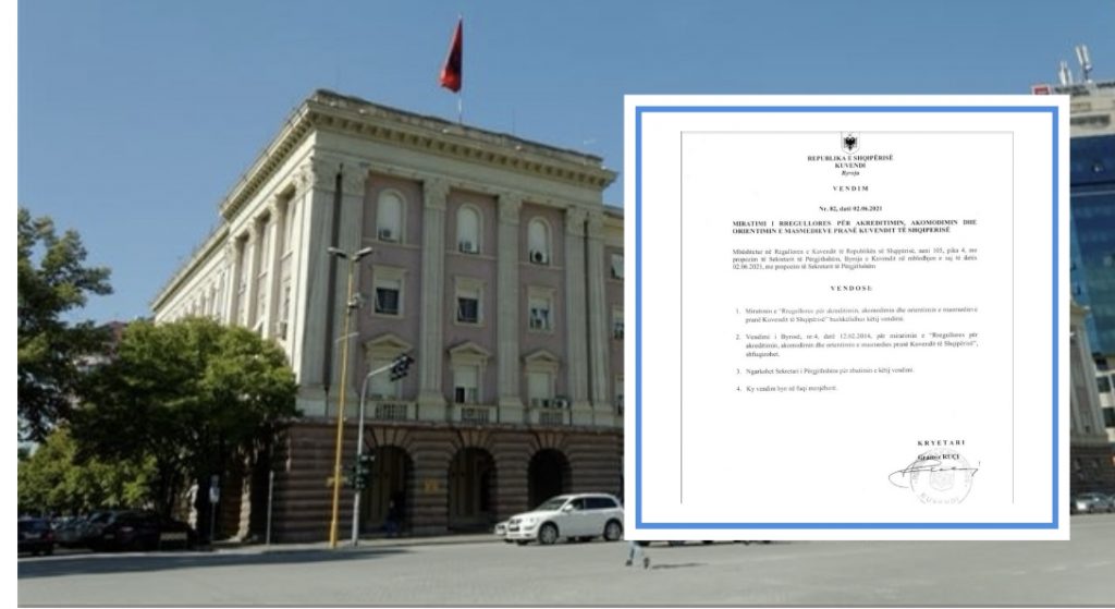 Gazetarëve u hiqet aksesi në mjediset e Kryesisë së Parlamentit