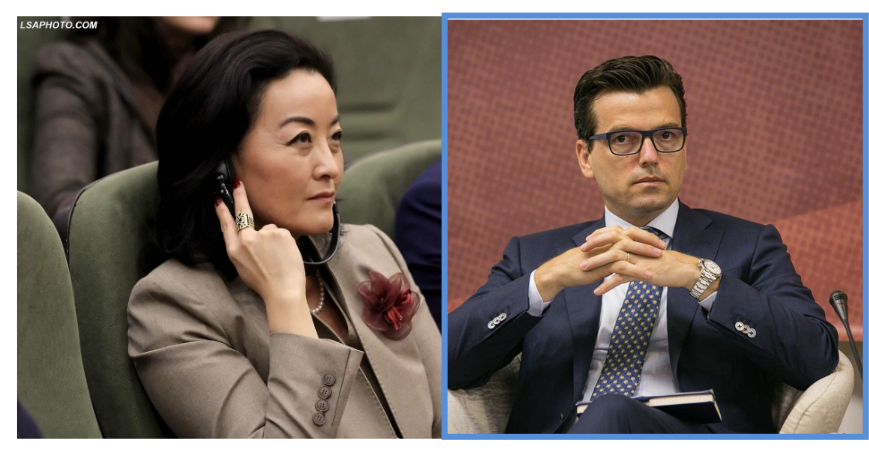 Kandidati për kreun e PD-së Agron Shehaj takohet me ambasadoren amerikane Yuri Kim