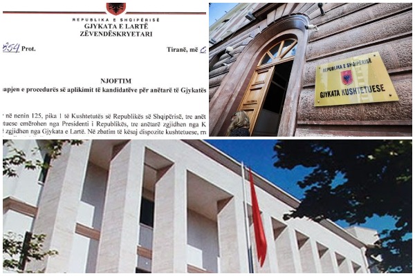 Vakanca në Kushtetuese/ Gjykata e Lartë hap procedurën e aplikimit, dy gjyqtarë janë shkarkuar nga vetingu