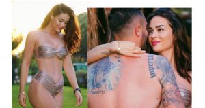 Xhensila Myrtezaj poza hot dhe intimitet në plazh me Besin