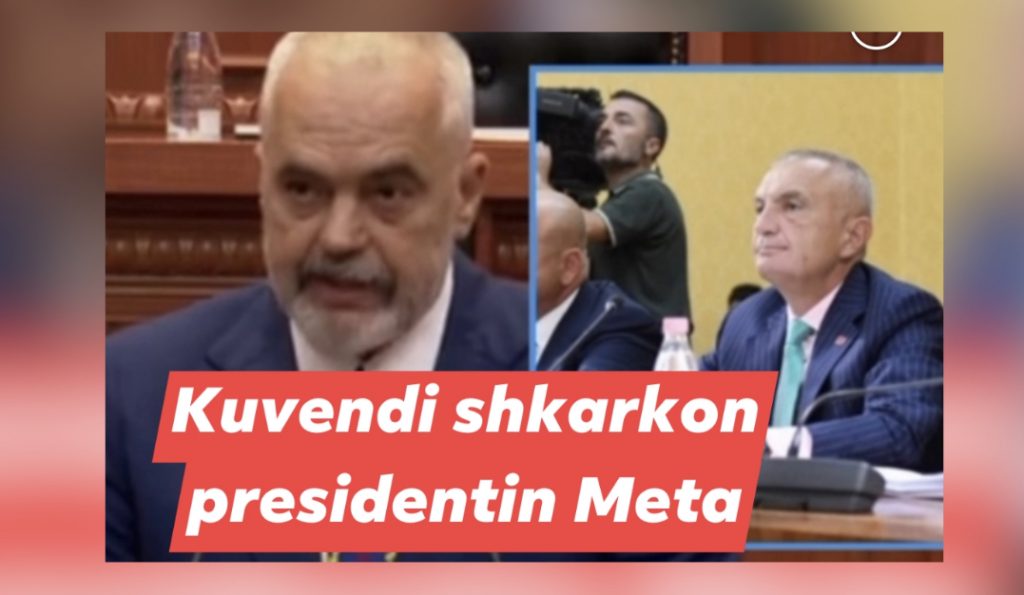 Kuvendi shkarkon  presidentin Meta ja sa deputetë votuan pro dhe kundër