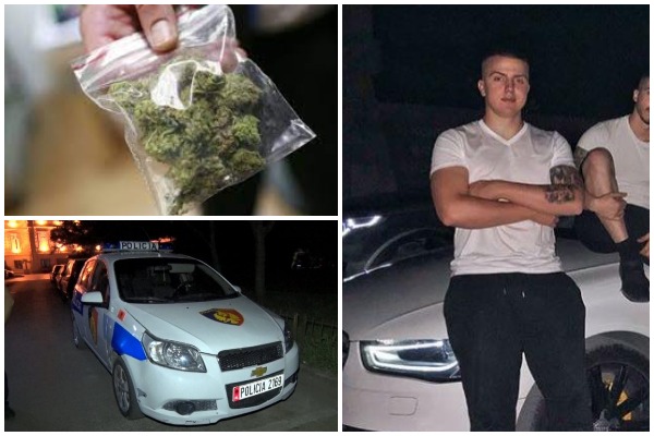 Policia zbardh detaje nga shoqërimi i djalit të Azem Hajdarit, u kapën me 5 doza kanabis