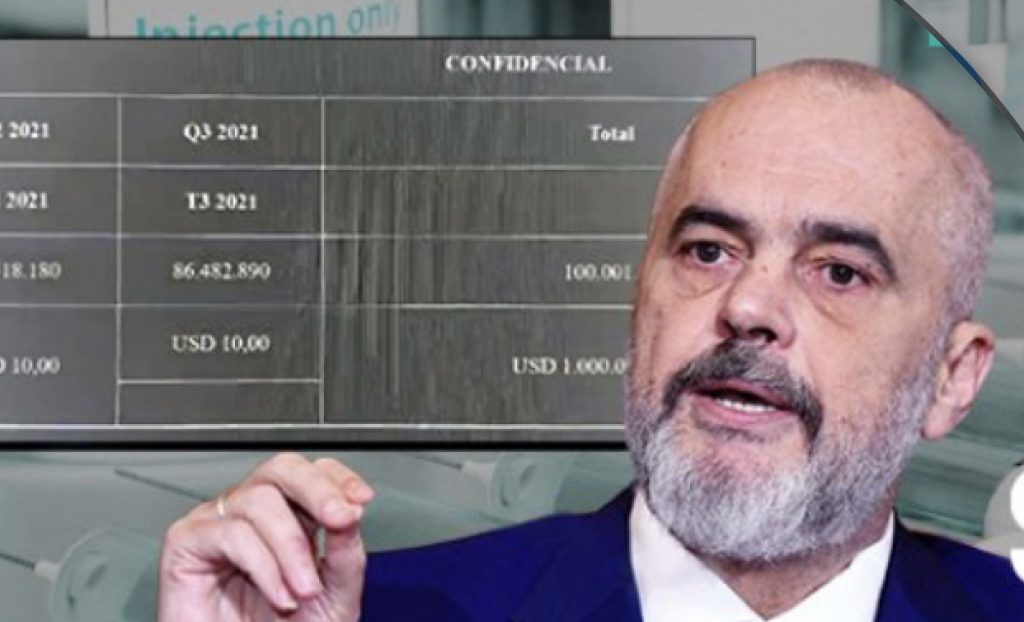Zbulohen kontratat sekrete të Ramës me Pfizer, sa lek paguhet një dozë vaksinë anti-Covid