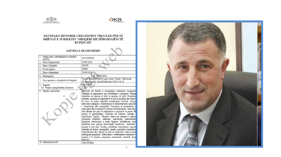 Sahit Dollapi fiton tender 190 mijë USD pa konkurrencë