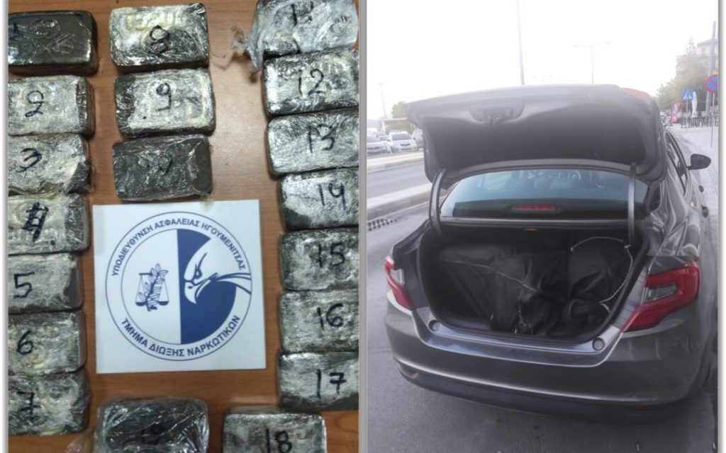 Të fshehura në 22 pako, kapen 50 kg kanabis në Igumenicë, arrestohet shqiptari!