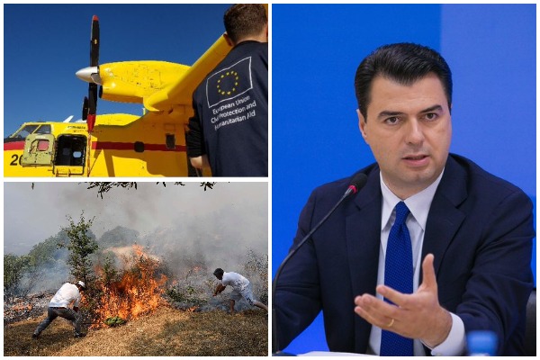 Basha përshëndet ndihmën e BE-së për Shqipërinë: Lajm shumë i mirë në një moment kritik të përballjes me zjarret