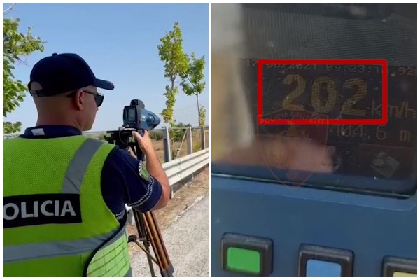 Me shpejtësi 202 km/h në autostradë, gjobitet 41-vjeçari që banon në Holandë!