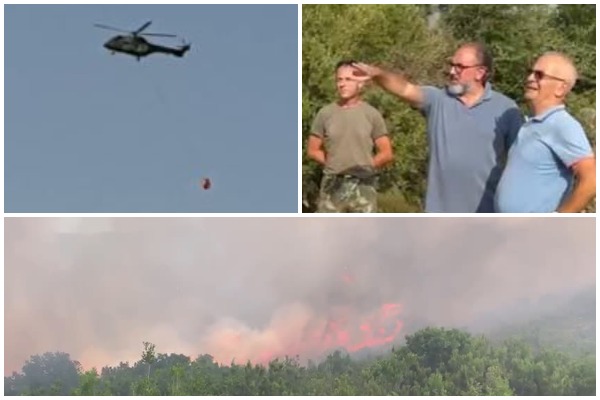 Dita e gjashtë e zjarreve/ Rëndohet situata në Vlorë, forcat e ushtrisë ndërhyjnë në Karaburun
