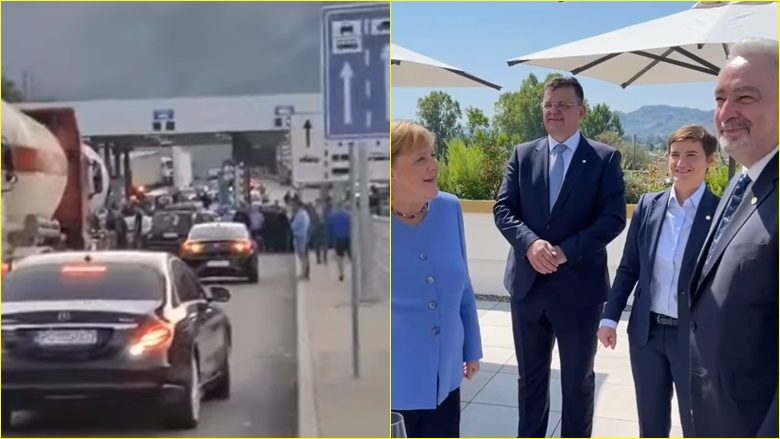 Kryeministrit të Malit të Zi nuk iu lejua hyrja në Shqipëri në rrugë tokësore, mori pjesë në drekën me kancelaren Merkel pasi… (Video)