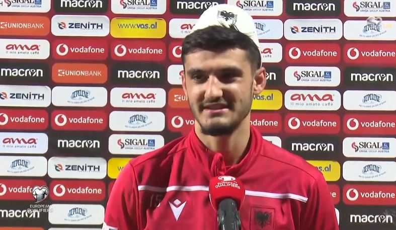 Armando Broja  shënon gol historik për Shqipërisë