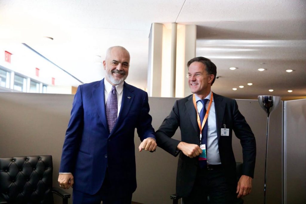 Kryeministri Rama takon homologun holandez: Mark Rutte në Shqipëri më 10 nëntor