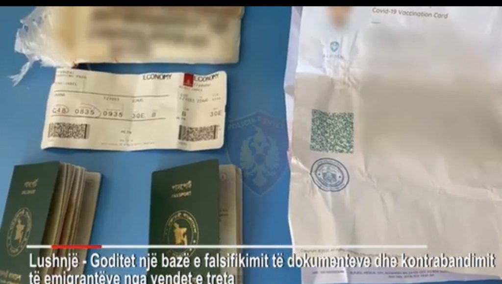 Në pranga babë e bir,strehonin klandestinët dhe falsifikonin pasaporta