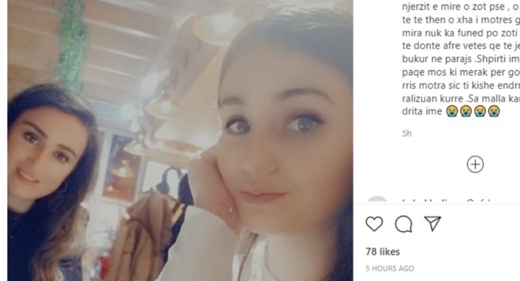 “Pse o Zot?”/ Humbi betejën me Covid-19, rrëqeth motra e 24-vjeçares: Do ta rris unë gocën siç kishe ëndrrat që nuk t’u realizuan