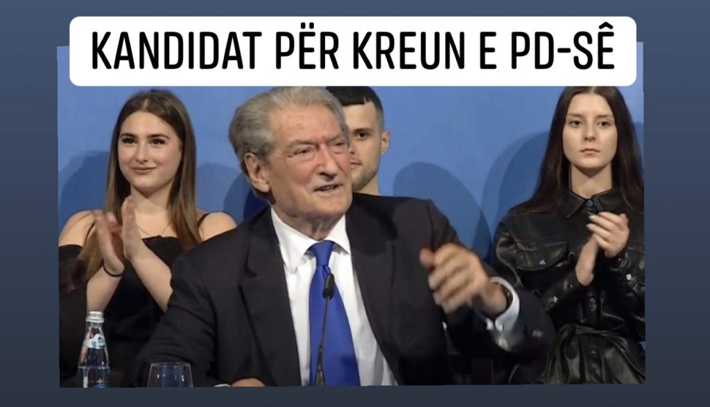 Sali Berisha konfirmon kandidimin në garën për kryetar të PD-së. Ja deklarata e ish-kryeministrit nga Kavaja