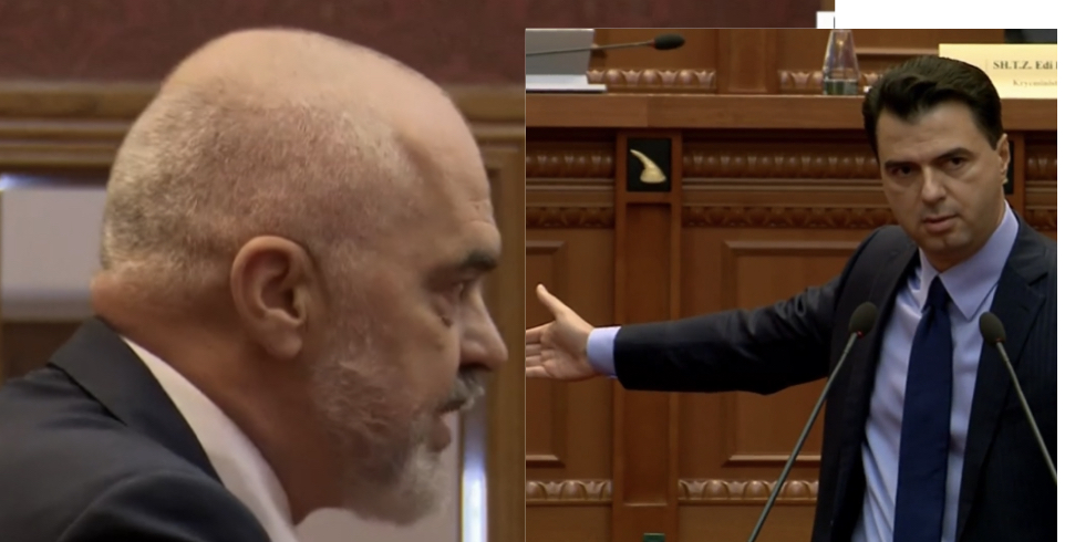 Plas sherri në parlament/ “Ta tregoj unë ty”, Basha “i përvishet” Nikollës: Mos u bëj si Lenka Çuko…