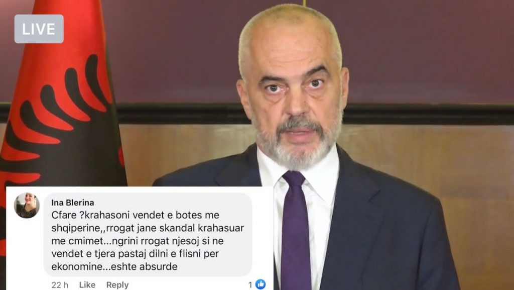 “Rritja ekonomike me 18% nuk do të thotë rritje rrogash e pensionesh”/ Rama u përgjigjet pyetjeve të qytetarëve: Ja pse prekemi nga kriza energjitike