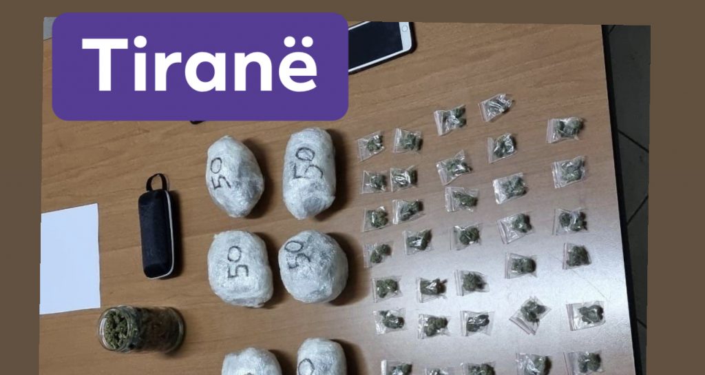 Shpërndanin drogë në zona të ndryshme të kryeqytetit, prangosen dy persona