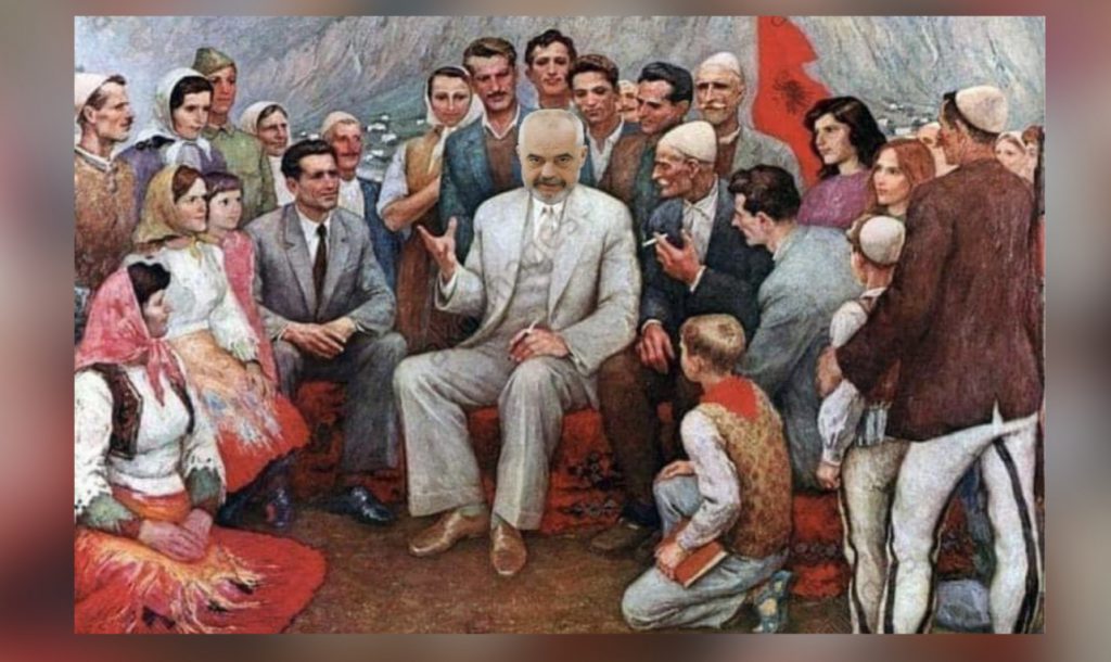 Edi Rama e mprehi shpatën, Edhe një herë o për situatën. Kjo është shpata që u rrin tek koka, gjitha krizave o që ka bota.