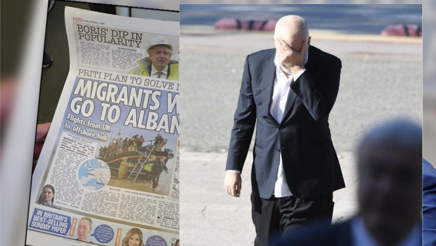 Edi Rama po   kthen Shqipërinë në kamp të madh refugjatësh