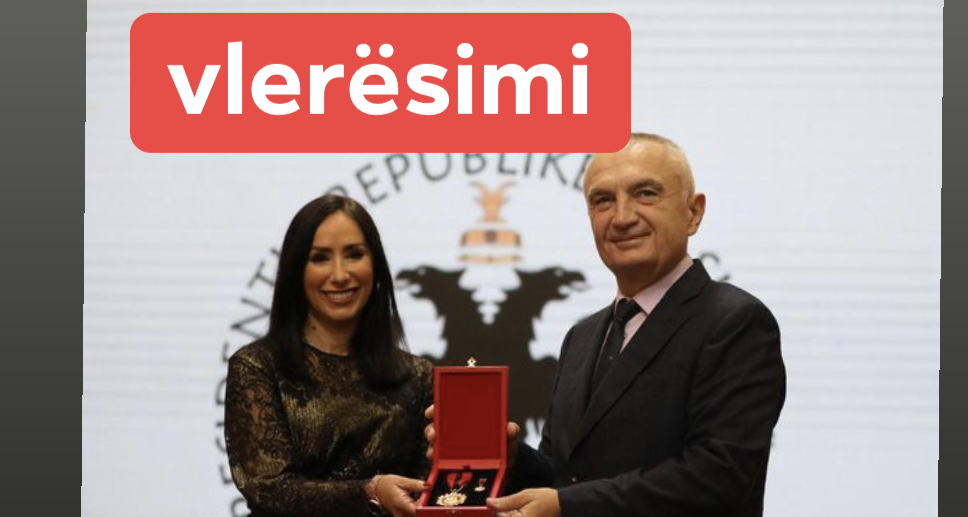 Presidenti Ilir Meta i jep titullin “Mjeshtër i Madh” këngëtares Eranda Libohova
