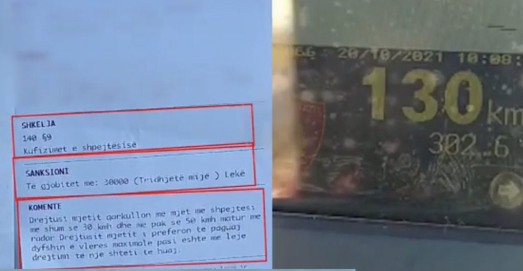 540 shoferëve do u shkojë sot gjoba në shtëpi nga ‘radari inteligjent’