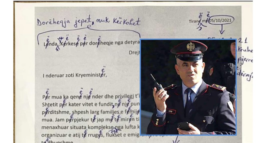 Letra e Veliut tre paragrafë të mbushur me gabime drejtshkrimore si në fillore